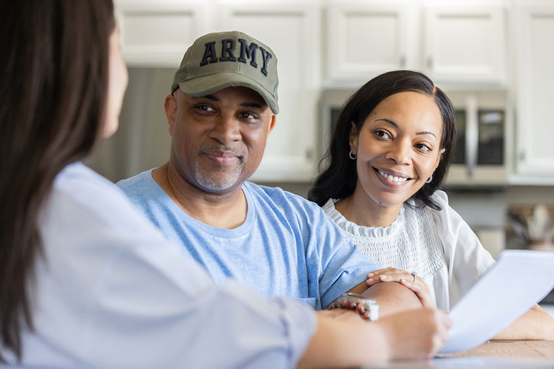 Veteran couple